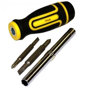 Image of Rolson 6 In 1 Screwdriver Set