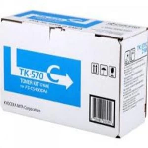 Image of Kyocera TK570C Cyan Laser Toner Ink Cartridge