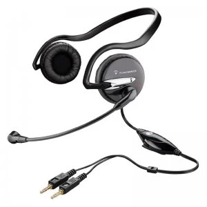 Image of Plantronics Audio 345 Behind-the-Head Enhanced Multimedia PC Headset