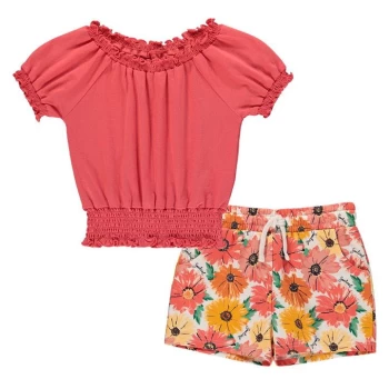 Image of SoulCal Short Set Girls - Floral