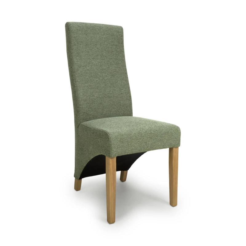 Image of 2 x Baxter Weave Green Dining Chair, Green 084-20-41-01-01