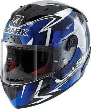 Image of Shark Race-R Pro Replica Oliveira 2019 Helmet, black-blue Size M black-blue, Size M