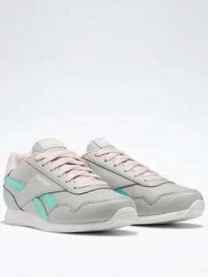 Image of Reebok Royal Classic Jogger 3 Shoes, White/Pink, Size 10 Younger