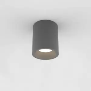 Image of Astro Kos - Outdoor Round Surface Mounted LED Downlight Textured Grey IP65