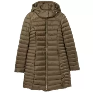 Image of Joules Womens Canterbury Long Padded Coat Light Brown 12