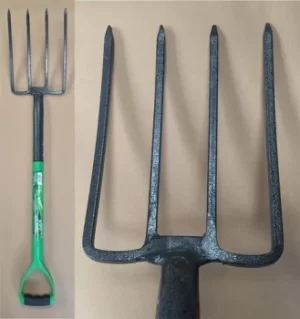Image of Green Blade Digging Fork with Steel Shaft