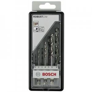 Image of Wood twist drill bit set 7 Piece Bosch Accessories 2607019923 1/4 (6.3 mm) 1 Set
