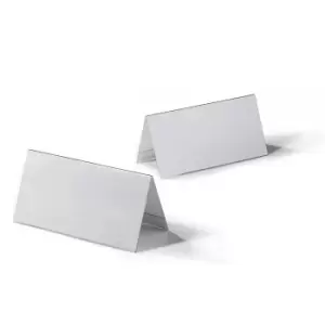 Image of Durable Table place name holder made of acrylic, HxW 61/122 x 210 mm, pack of 20, inverted V-shape