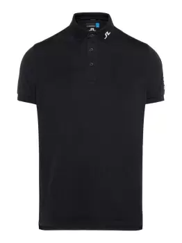 Image of J.LINDEBERG Tour Tech Reg Tx Jersey Polo Shirt Men Black