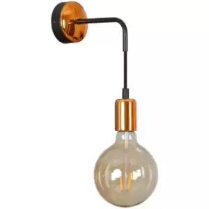 Image of Emibig Spark Black Wall Lamp 1x E27