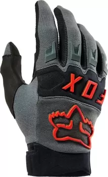 Image of FOX Dirtpaw CE Motocross Gloves, grey-red Size M grey-red, Size M