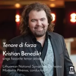 Image of Tenore Di Forza Kristian Benedikt Sings Favorite Tenor Arias by Giuseppe Verdi CD Album