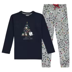 Image of Linea Childrens Family PJ Set - Blue
