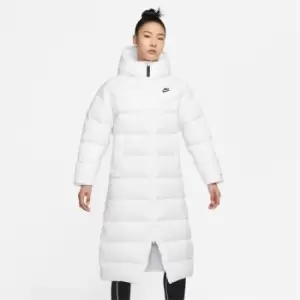 Image of Nike ThermaFit City Hood Parka Jacket Womens - White