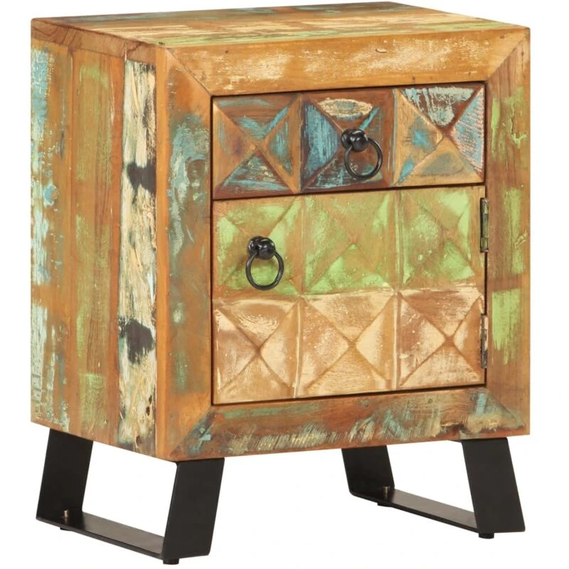 Image of VIDAXL Bedside Cabinet 40x30x50cm Solid Reclaimed Wood Vidaxl 8720286110751