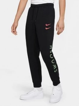Image of Nike Sportswear Swoosh Pants - Black, Size S, Men