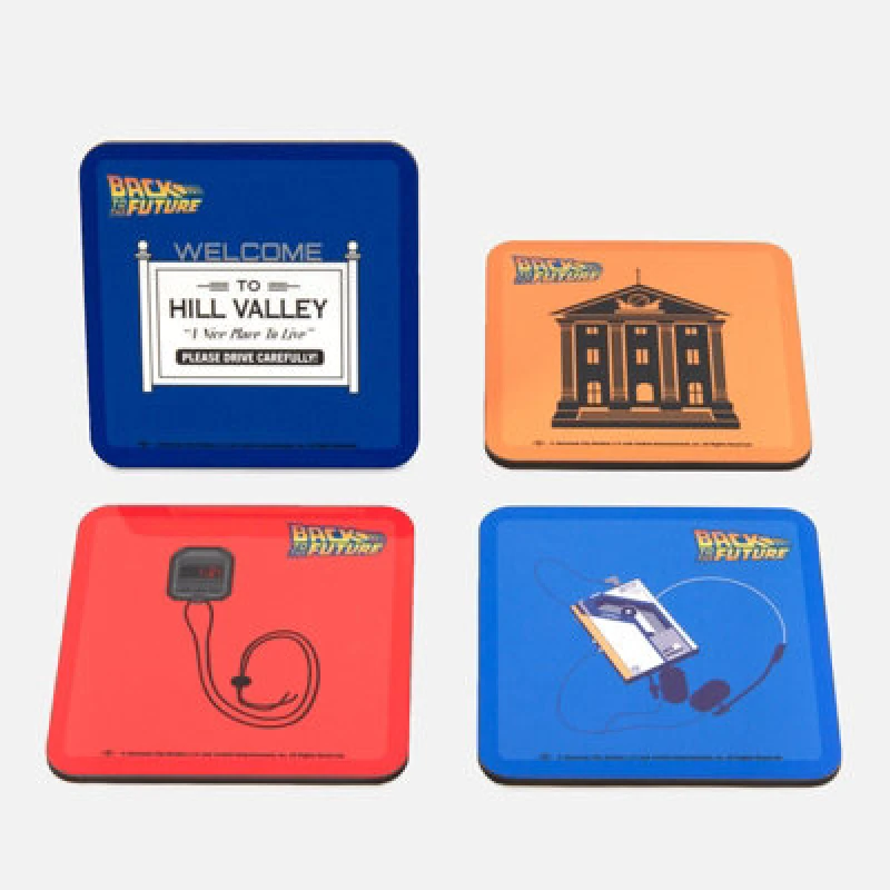 Image of Zavvi Back To The Future Corkbacked Coaster Set