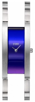 Image of STORM Zatya Lazer Blue Stainless Steel Bracelet 47451/ Watch