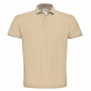Image of B&C ID.001 Mens Short Sleeve Polo Shirt (4XL) (Sand)