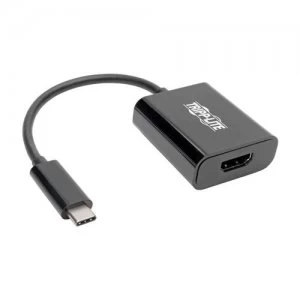 Image of Tripp Lite USB-C to HDMI Adapter M/F Thunderbolt 3 USB 3.1 4K x 2K @ 24/25/30 Hz Black