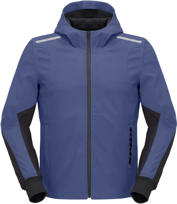 Image of Spidi Armor Hoodie Light Sky Blue Black Size M