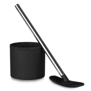 Image of Rode Of Denmark Hygienic Brushless Designer Toilet Cleaner With Tough Silicon Head In - Black