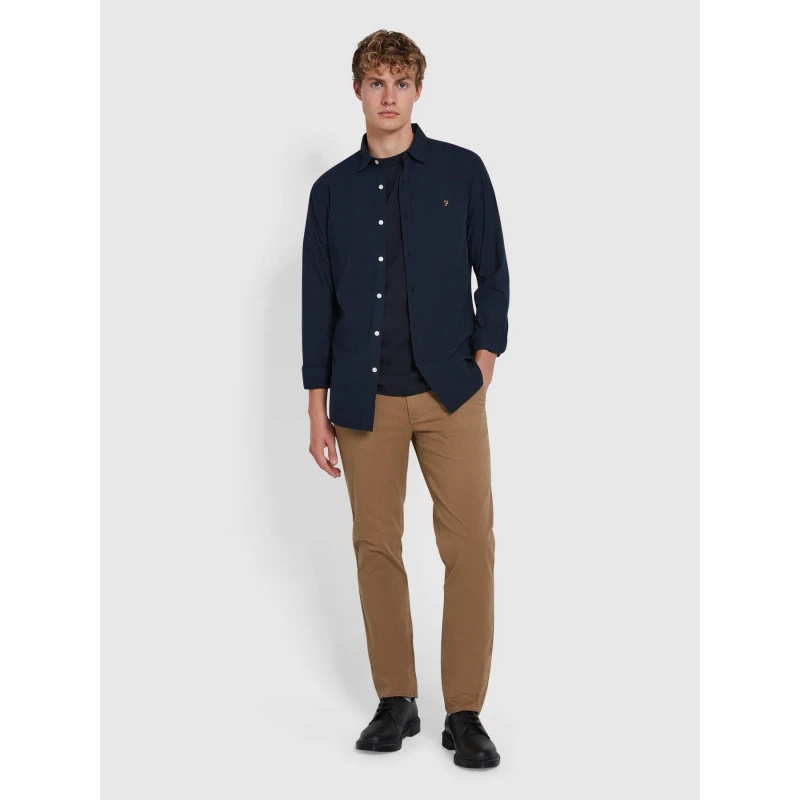 Image of Farah Elm Slim Chinos - Beige Beige 36 R