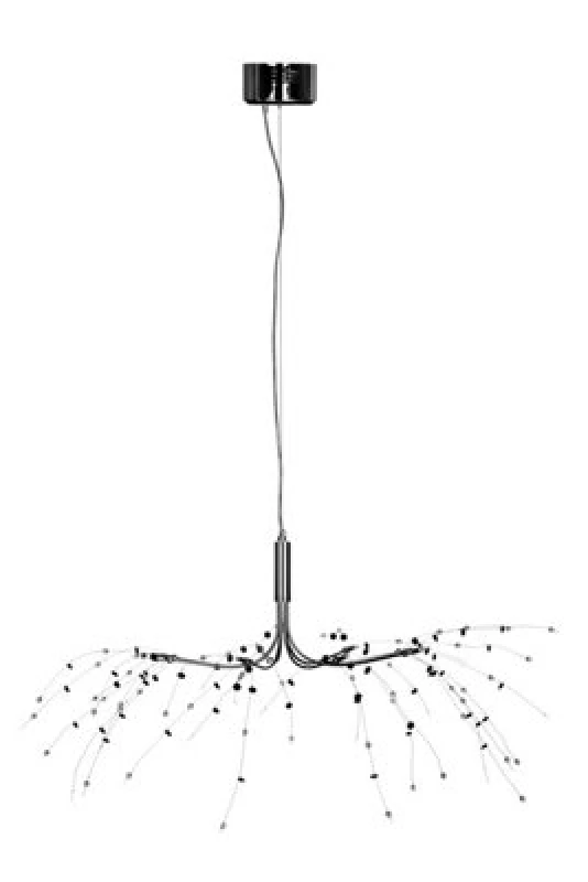 Image of Premier Housewares Xavia 8 Light Ceiling Light Black