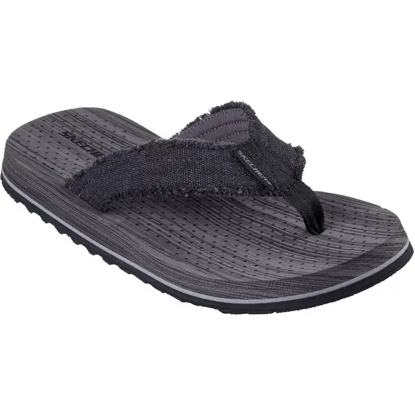 Image of Skechers Mens Tantric Fritz 3 Point Thong Sandals UK Size 8 (EU 42) Black SKE2263-BLK-8