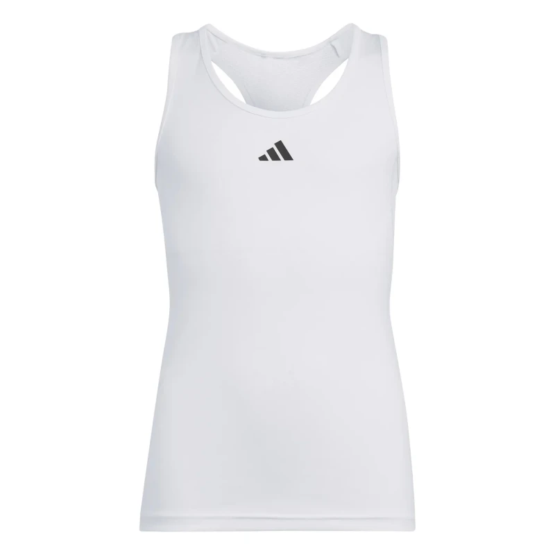 Image of Girl's tank top adidas Techfit Blanc Female 7/8 ans