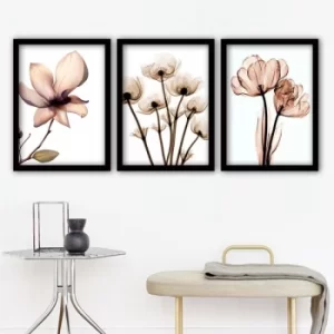 Image of 3SC157 Multicolor Decorative Framed Painting (3 Pieces)