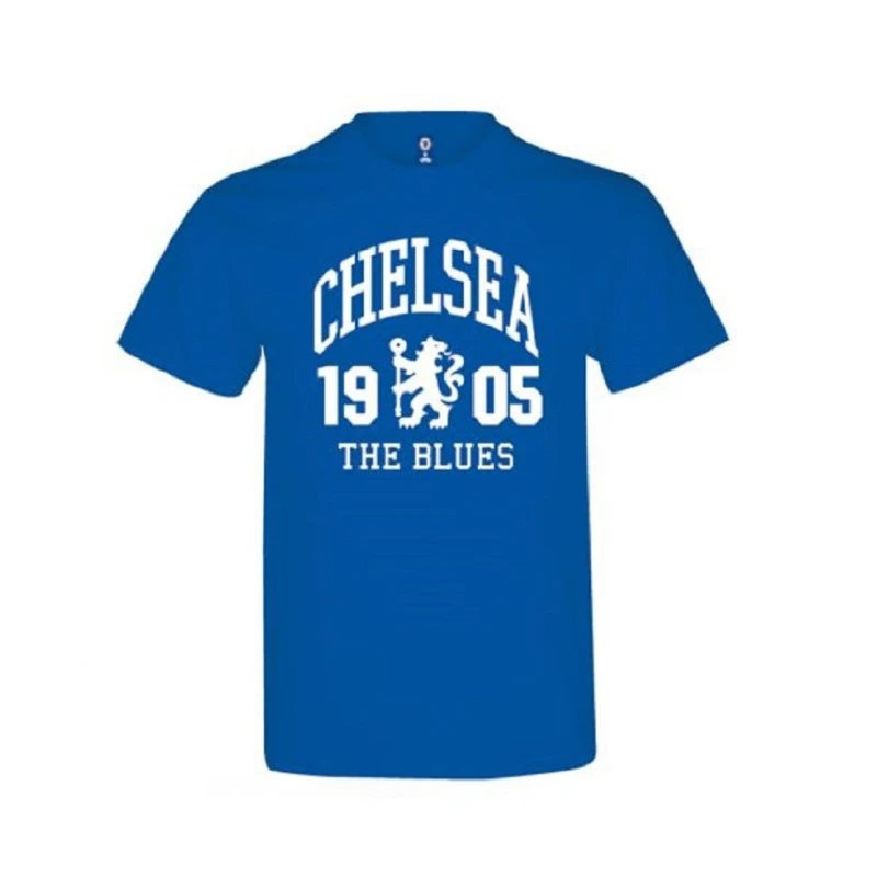 Image of Chelsea FC Chelsea FC Men Chelsea Royal Blue T-Shirt With The Blues Design Size: Small Blue S Male 5059444260476