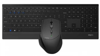 Image of Rapoo 9500M Multi-Mode Wireless Mouse and Keyword Deskset