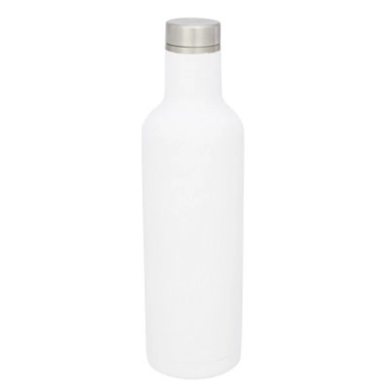 Image of Avenue Avenue Pinto Copper Vacuum Insulated Bottle in White White One Size Unisex 5057819993837