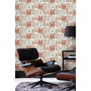 Image of Fresco Happy Hour Wallpaper