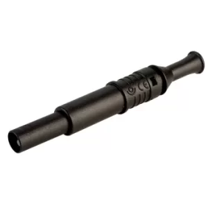 Image of PJP 1061-N 4mm Retractable Banana Plugs Black Shrouded