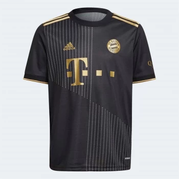Image of adidas Bayern Munich Away Shirt 2021 2022 Junior - Black