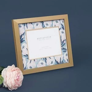 Image of 6" x 4" - Swan Lake Gold & Blue Floral Photo Frame