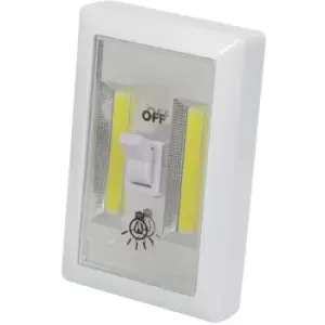 Image of White LED Night Light Cordless Battery Switch Lamp Magnetic Portable COB