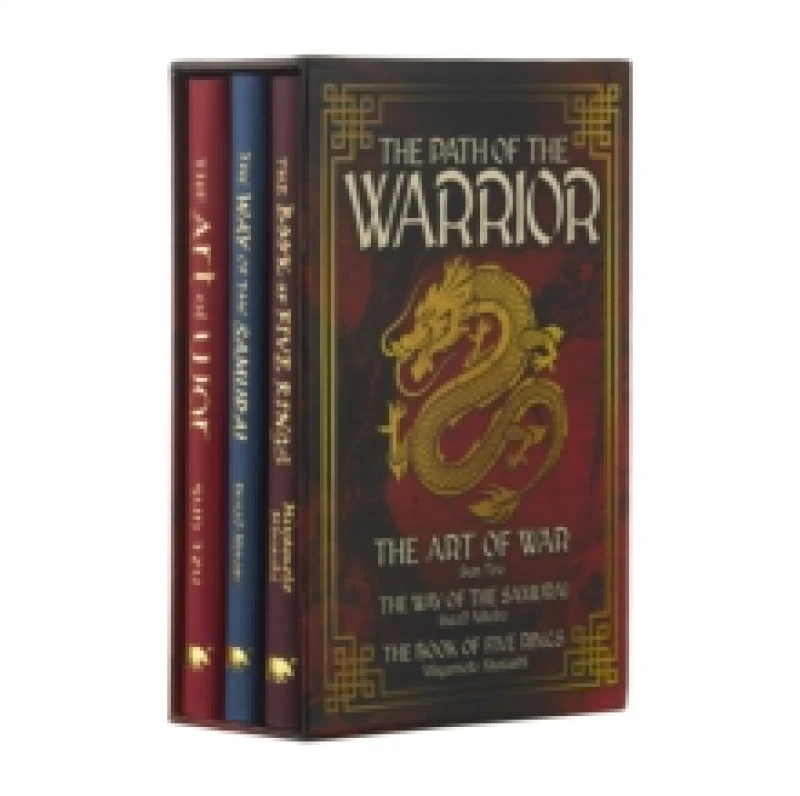 Image of The Path of the Warrior Ornate Box Set : The Art of War, The Way of the Samurai, The Book of Five Rings Multiple-component retail product, slip-cased