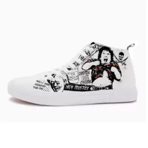Image of Akedo x The Goonies White Signature High Top - UK 7 / EU 40.5 / US Mens 7.5 / US Womens 9
