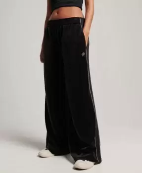 Image of Superdry Womens Code Velour Jogger Black - Size: 10