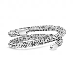 Image of Jon Richard Sparkle Double Wrap Bangle