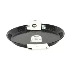 Image of Enamelled Steel Paella Pan With Handles Kitchen Cookware (Diam) 42cm