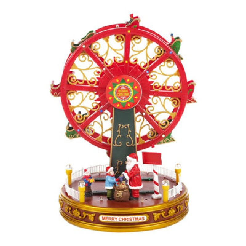 Image of Christmas Workshop LED Revolving Red Ferris Wheel