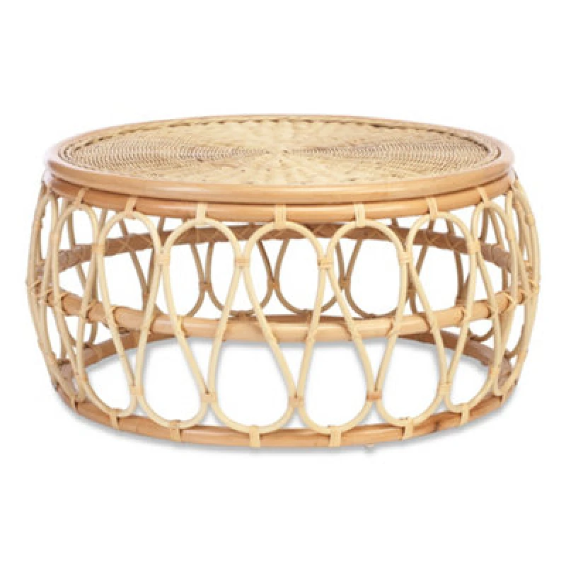 Image of Desser Beijing Coffee Table - Natural Rattan