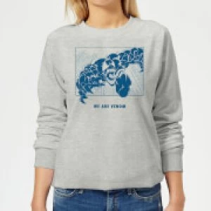 Image of Venom We Are Venom Womens Sweatshirt - Grey - M