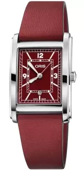Image of Oris Watch Rectangular Red