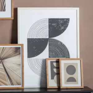 Image of Ocean Tide Framed Art Grey