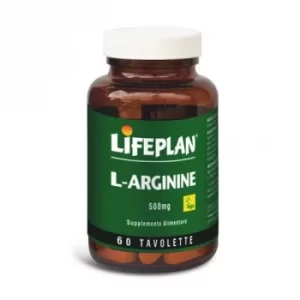 Image of LifePlan L Arginine Food Supplement 60 Tablets